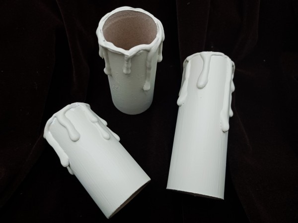 Candle Tube Magnolia Drip Card 32mm Width All Heights