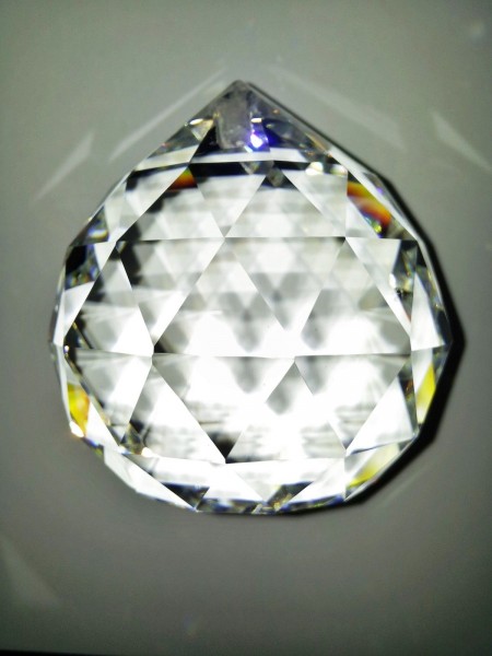 crystal chandelier ball 70mm 1 top pin hole