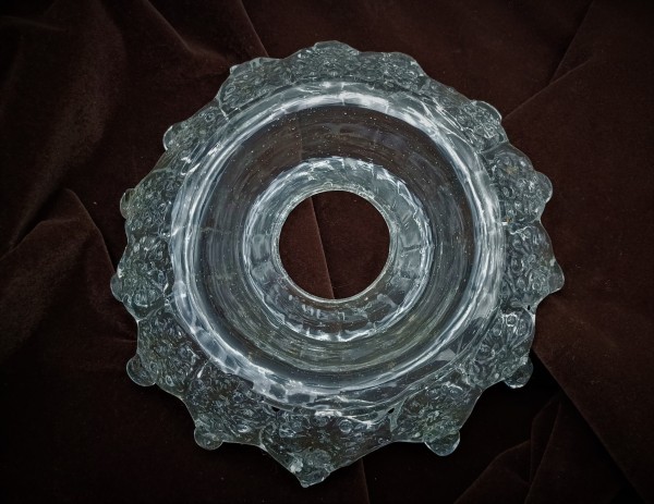 Antique Italian Chandelier glass drip dish