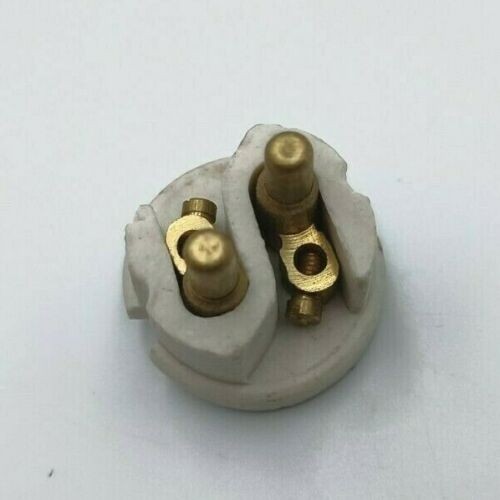 Lamp holder With Cord Grip BC B22 Antique brass