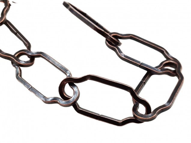 Large Link Gothic Chain Antique Plated Finish 