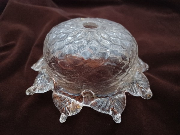 Venetian Chandelier glass dish pan 125mm width