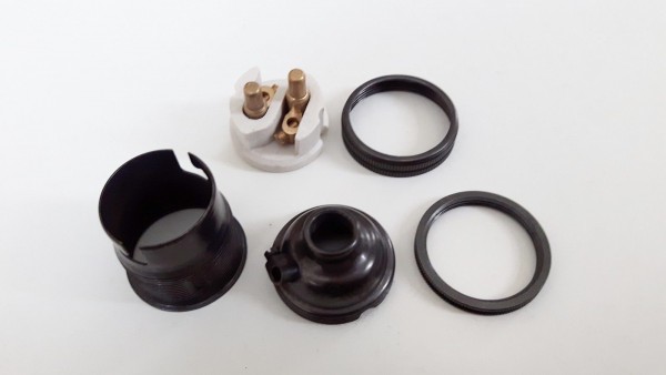 BRONZE FINISH B22-BC LAMP HOLDER 10MM THREAD