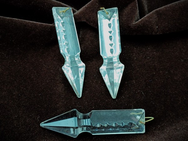 Vintage chandelier half albert drops 