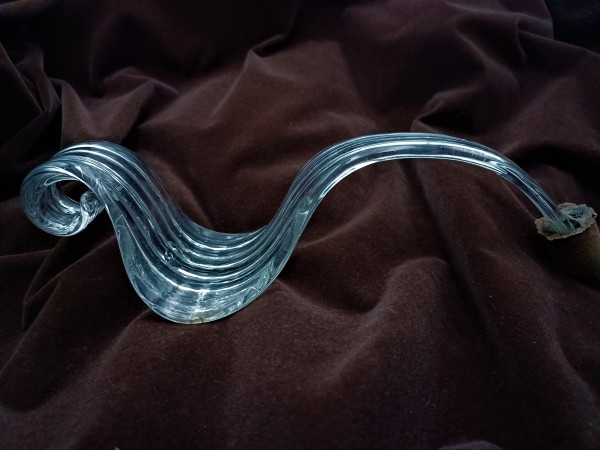 Clear Venetian Chandelier Leaf Original Antique 