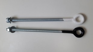 Heavy Duty Closed Loop 150mm Black or White Finish 