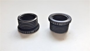 SOLID BRASS REDUCERS DARK BRONZE PACK OF 2 half inch male to 10mm female