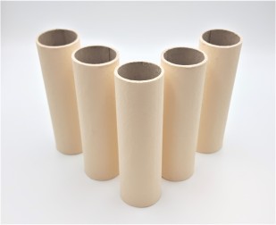 candle tubes sleeves covers MAGNOLIA card 100 x 26mm