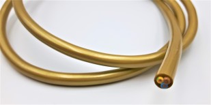 3 Core pvc Flex Electrical Cable 0.75mm GOLD