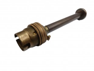 pedestal lamp holder antique brass B22 large bayonet cap 4 sizes