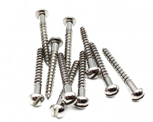 Wood screws chrome solid brass dome flat head 