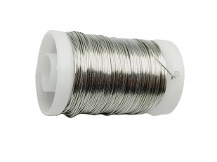 chandelier wire silver coloured metal .32mm x 45 metres