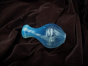 Venetian Chandelier spare parts blue Glass Stem section