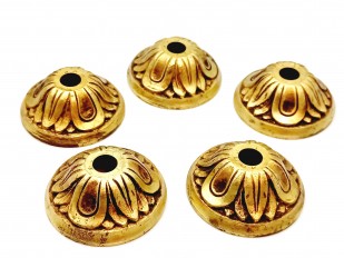 Antique brass chandelier candle cups pack of 5