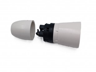 3 PART B22 - BC UNSWITCHED LAMP HOLDER IN WHITE