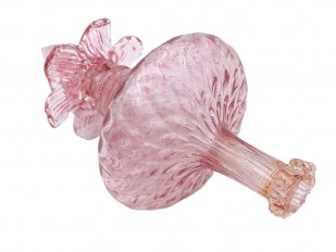 Murano Chandelier Finial Pink Glass Circa 1880 