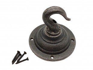 Chandelier hook heavy duty cast iron ceiling hook plate and screws