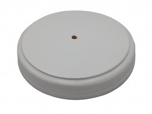 White round wooden ceiling pattress in pine 210mm