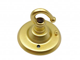 Chandelier Ceiling Rose Hook in gold 15 kgs max load