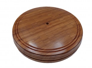 Large Hardwood Ceiling Pattress varnished 