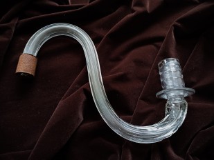 Antique Venetian Glass Chandelier fluted arm 