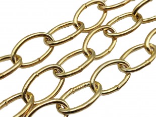 Chandelier Chain Welded Link 1 Inch- in Brass 50kg Max