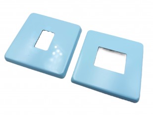 Light Switch Cover Plate Conversion In baby blue