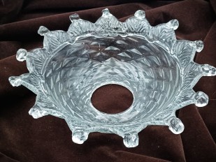 Large Chandelier Venetian glass dish