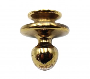 Reclaimed Vintage chandelier brass finial M10 thread