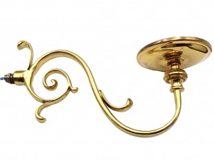 Reclaimed brass Chandelier Arm and pan