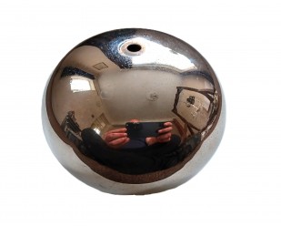 Reclaimed brass Chrome Chandelier lower centre ball  