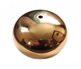 Reclaimed brass Chandelier lower centre ball 