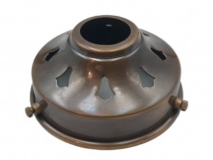 Antique brass DEEP Lampshade Holder Gallery 3 1~4 Inch