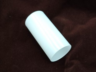 Glass Candle Tube Sleeve Cover In White 65mm x 29mm