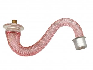 Pink Murano chandelier Arm