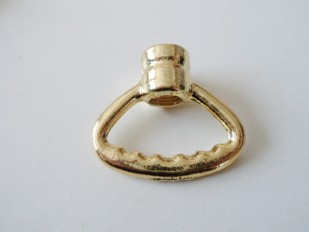 balancing hook closed hook loop plated brass 10mm metric thread