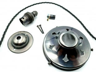 Light Shade Gallery Pendant Set Dark Bronze - Choice of Gallery Size