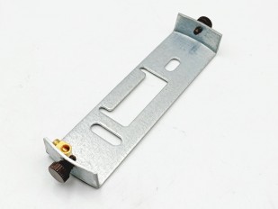 Ceiling light fixing bracket with aged bronze screws