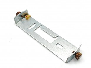 FIXING STRAP CEILING BRACKET WITH AGED BRASS SCREWS TO FIT 100MM DIAMETER ROSE