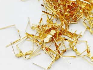 Brass bow clips 11mm