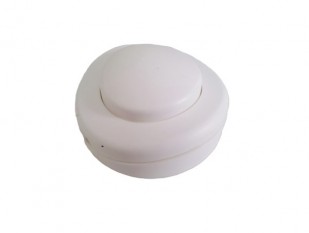 Inline floor or table lamp switch in white 2 core