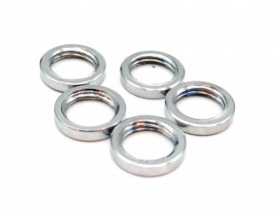 M10 chrome ring nuts 10mm internal thread