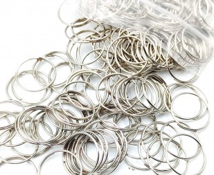 Chrome Chandelier Connecting Rings 10mm 50g approx =520 rings