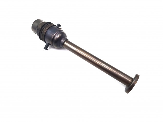 Switched pedestal lamp holder B22 dark Bronze Finish four heights