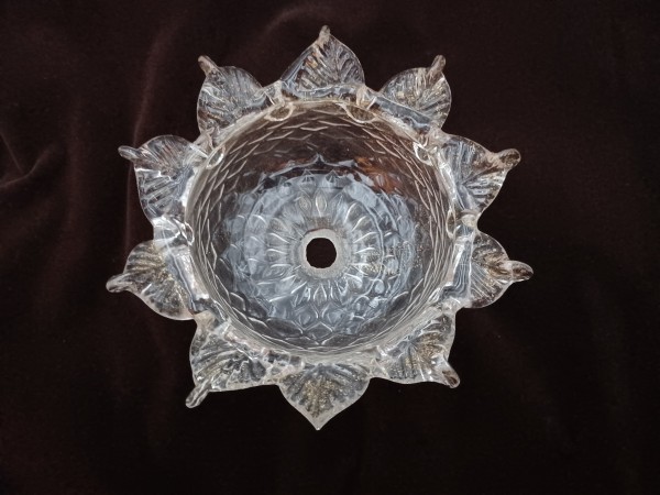 Venetian Chandelier glass dish pan 125mm width