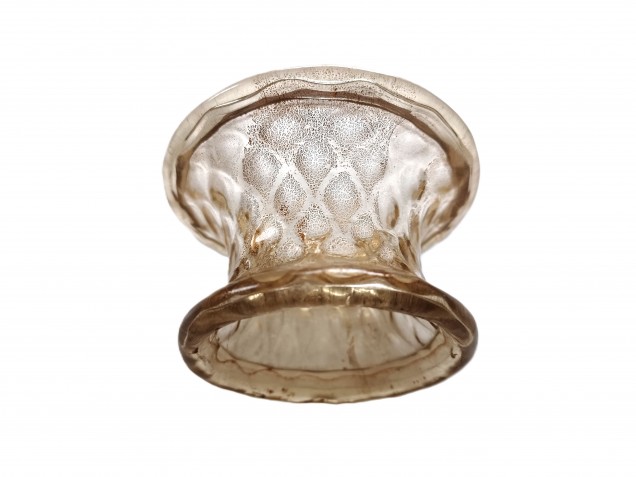 Venetian Chandelier glass stem spacer gold 80mm width 