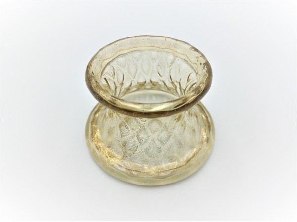 Venetian Chandelier glass stem spacer gold 83mm width 