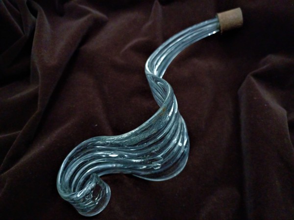 Clear Venetian Chandelier Leaf Original Antique 