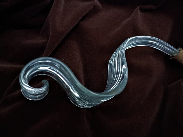 Clear Venetian Chandelier Leaf Original Antique 