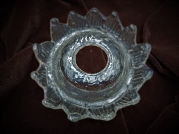Victorian Chandelier Venetian glass pan 